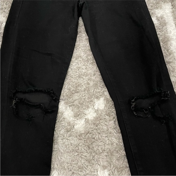 Citizens of Humanity COH Rocket High Waist Skinny Jeans in Distressed Darkness - Picture 3 of 10